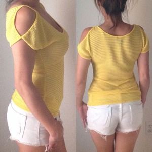 Bebe Yellow Top