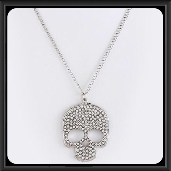 Jewelry - Crystal Skull Necklace. Price Firm