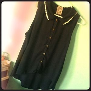 Navy blue shirt