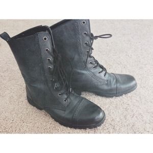 Black Combat Boots
