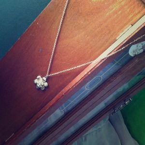 Gold flower necklace