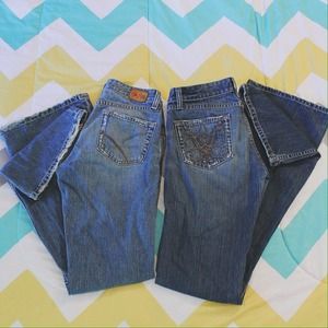 2 pairs of BKE jeans, size 27