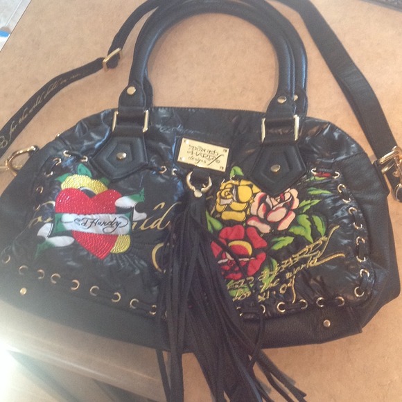 Bundle for Pauline Ed Hardy Purse, yellow dress