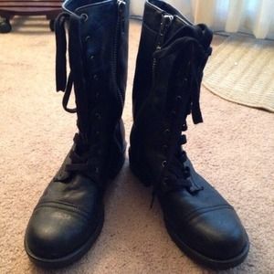 Steve Madden Combat Boots *SOLD*