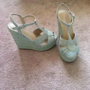 Mint Green Wedges