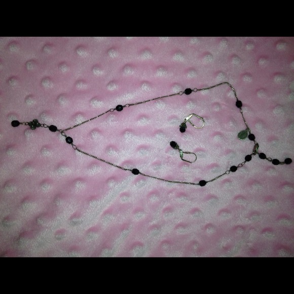 Y- Necklace with matching earrings