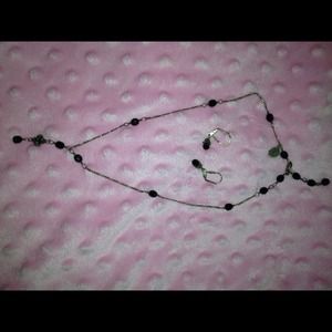 Y- Necklace with matching earrings