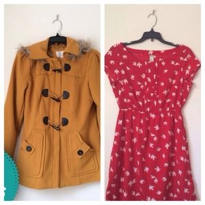 Bundle for @juicy_box94 Yellow jacket + red dress