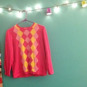 Small cute argyle sweater