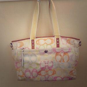 Authentic Coach Diaper Bag