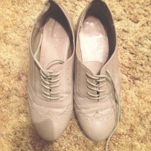 Aldo Taupe Oxfords