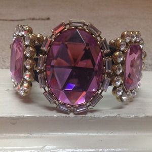 Jeweled oversized bracelet