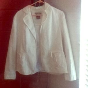 White blazer