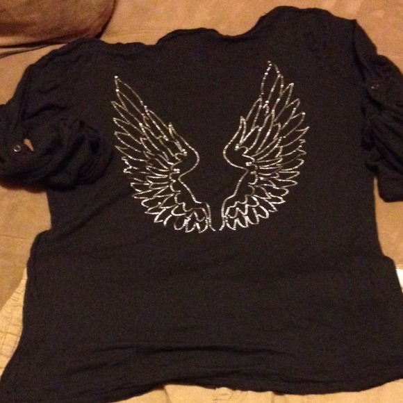 Black angel shirt