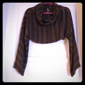 Free people long sleeve short sweeter top