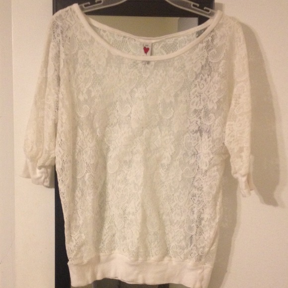 Lace top.