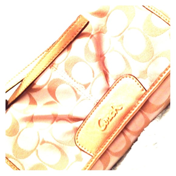 [REDUCED PRICE] Large Coach Wristlet - Picture 1 of 3