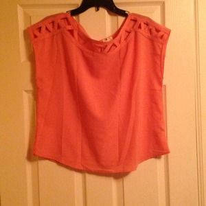 Peach blouse:)
