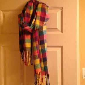 Wool multi colored scarf :)