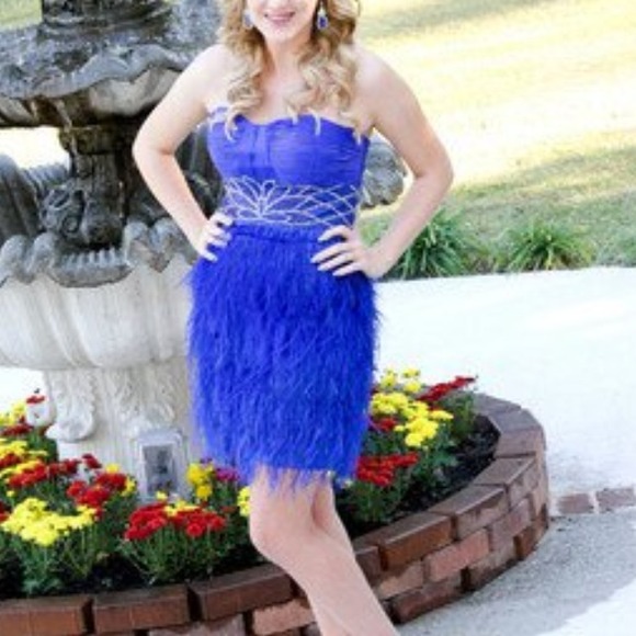 Royal Blue Interlude Cocktail Dress
