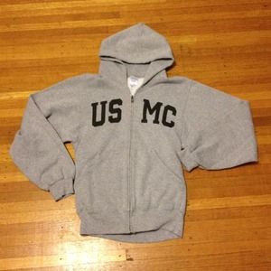 USMC zip up hoodie