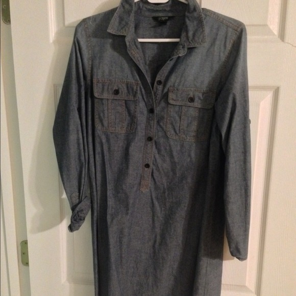 J crew denim dress HOLD