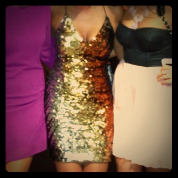 Sequined Cocktail Dress