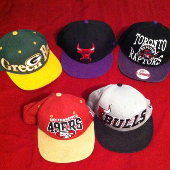 5 snap backs - Picture 1 of 1