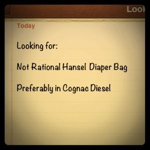 Not Rational Diaper Bag