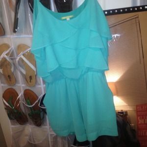 Teal Romper