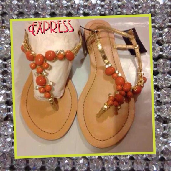 🆕Express Stone Crystal Sandals