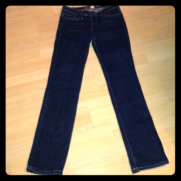 Dark blue jeans