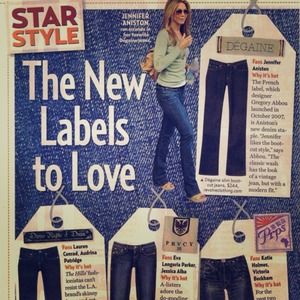 Degaine jeans worn by Jennifer Aniston