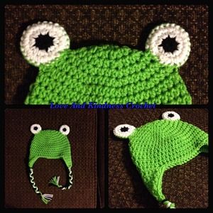 Frog Hat (crochet)