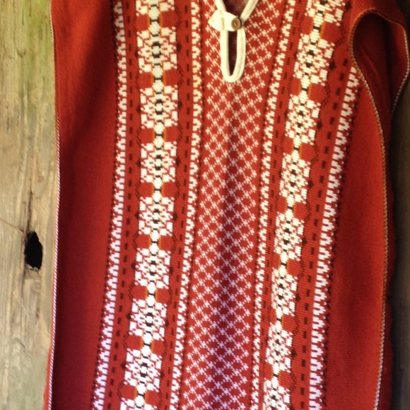 🌾Free Spirit  Boho Tribal Poncho - Picture 2 of 2