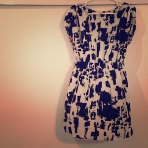 Black & White Paint Dress