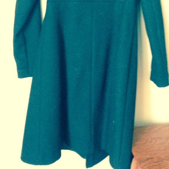 Long black pea coat. - Picture 3 of 4