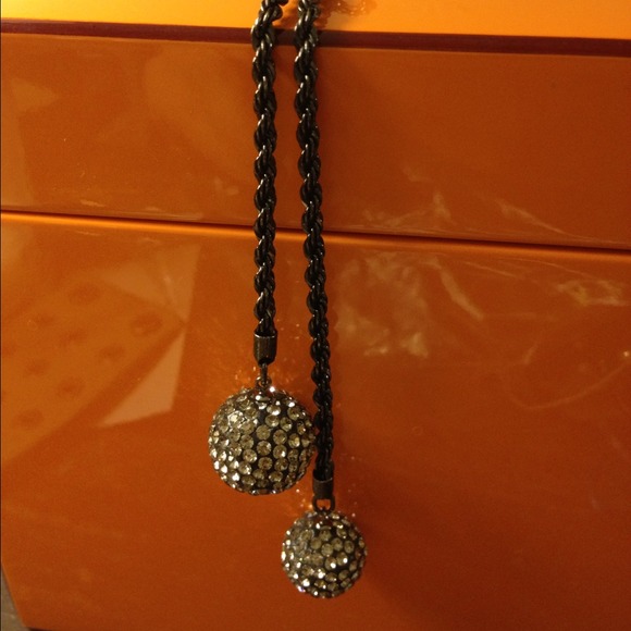 💚 Erwin Pearl - Grey Rope Chain Bauble Necklace