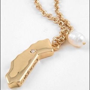 Jewelry - Gold California necklace with rhinestone Jewelry - Gold California necklace with rhinestone