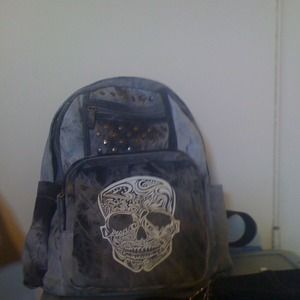 Steve Madden skull backpack