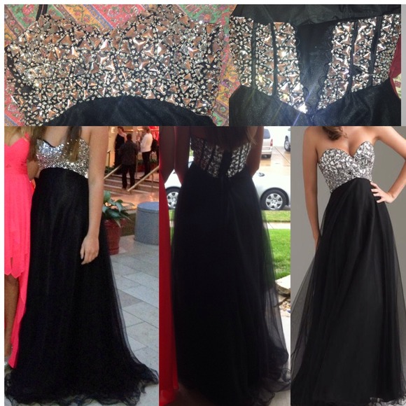 black prom dress