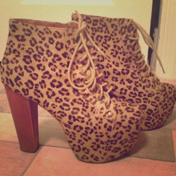 Leopard horse hair Lita shoes.