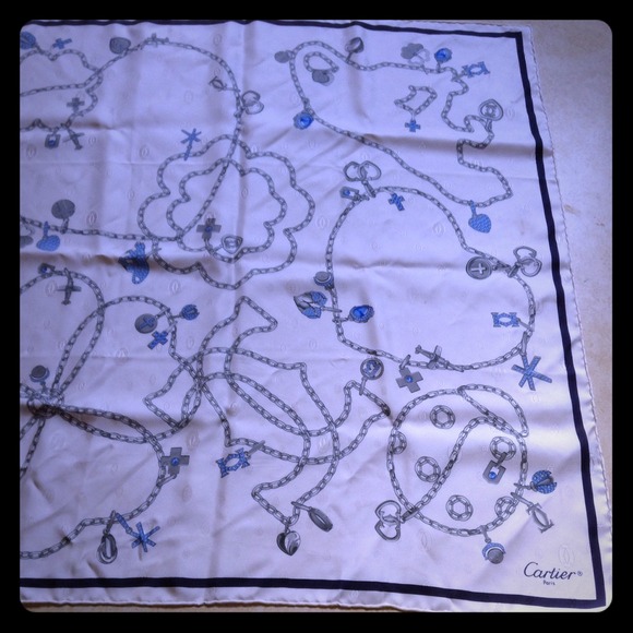 Authentic Cartier charm Scarf