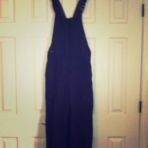 Black ladies ski bibs