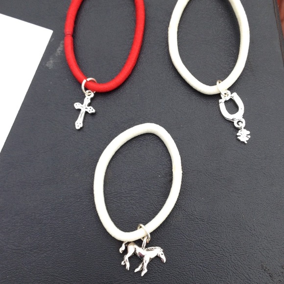 Hair bands with cute charms