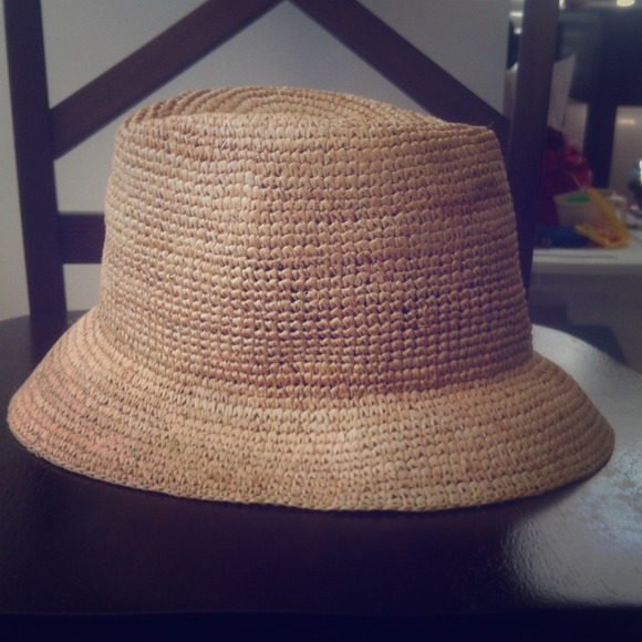 SOLD IN BUNDLE J Crew straw crusher hat NWOT
