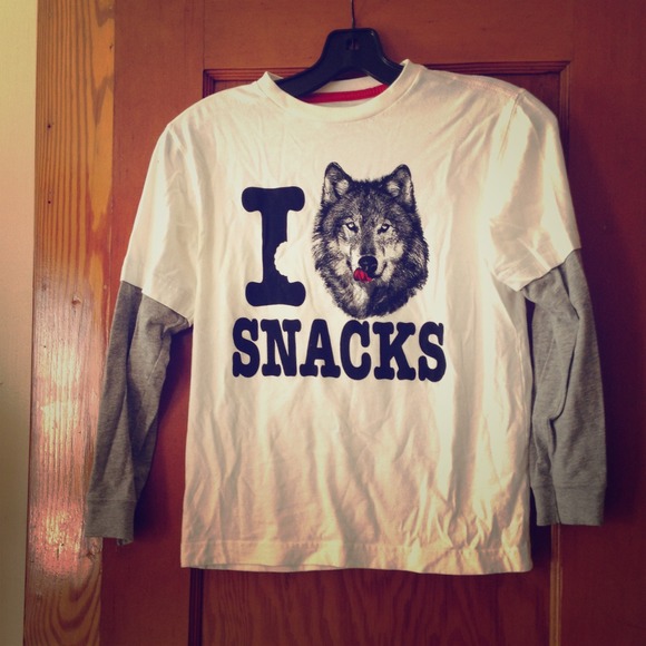 Snacky wolf shirt