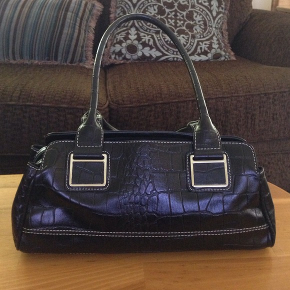 Black Wilson Leather Purse