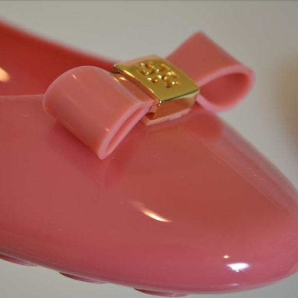 TORY BURCH Jelly Ballet Flats Reva Raspberry 7 - Picture 4 of 4