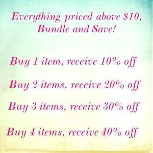 BUNDLE AND SAVE - All items marked with 🌟